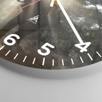 Clock face with numbers