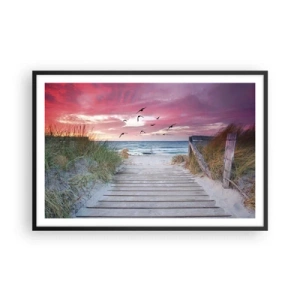 Poster in black frame - Baltic Impression - 91x61 cm