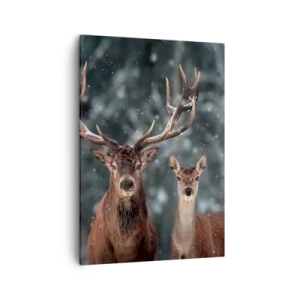 Canvas picture - Master of the Forest with His Wife - 50x70 cm