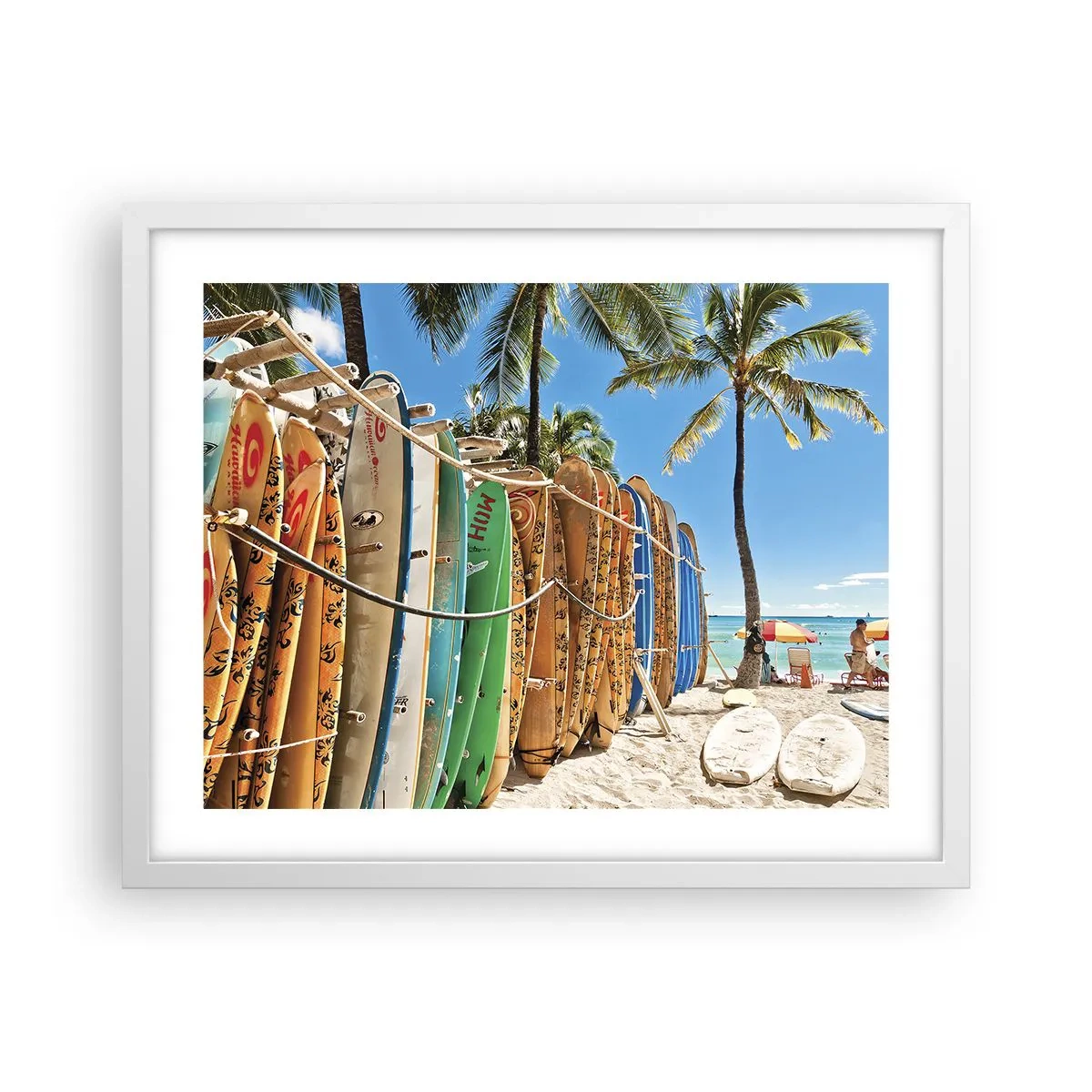 Poster in white frmae - Sunny Fun - 50x40 cm
