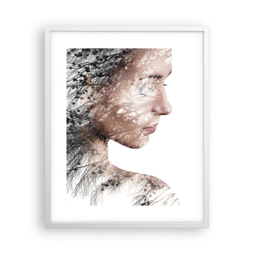 Poster in white frmae - Spirit of a Forest - 40x50 cm