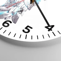 Clock face with numbers