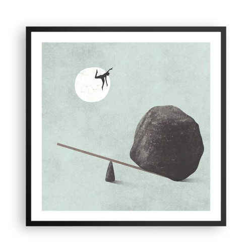 Poster in black frame - Dream Come True - 60x60 cm