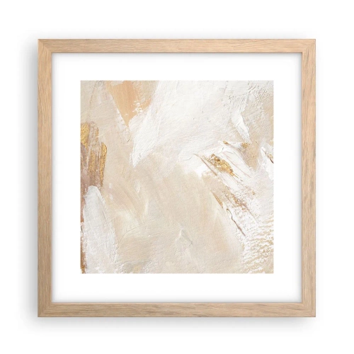 Poster in light oak frame - Pastel Composition - 30x30 cm