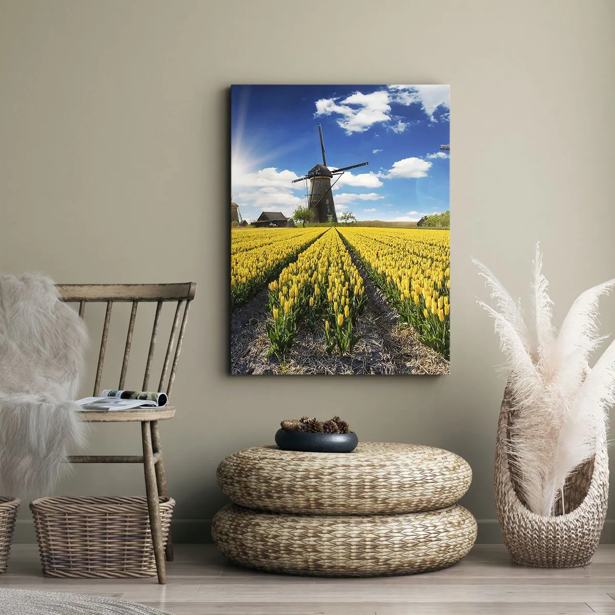 Canvas picture - It Can't Be More Dutch - 70x100 cm