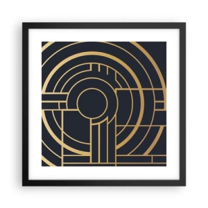 Poster in black frame - Tour of Things - 40x40 cm