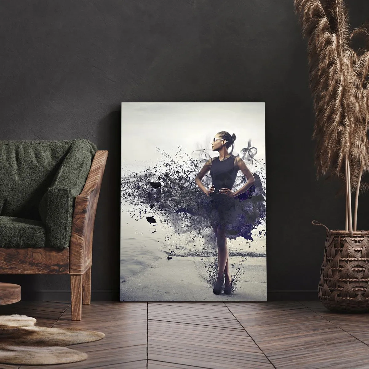 Canvas picture - African Venus - 65x120 cm