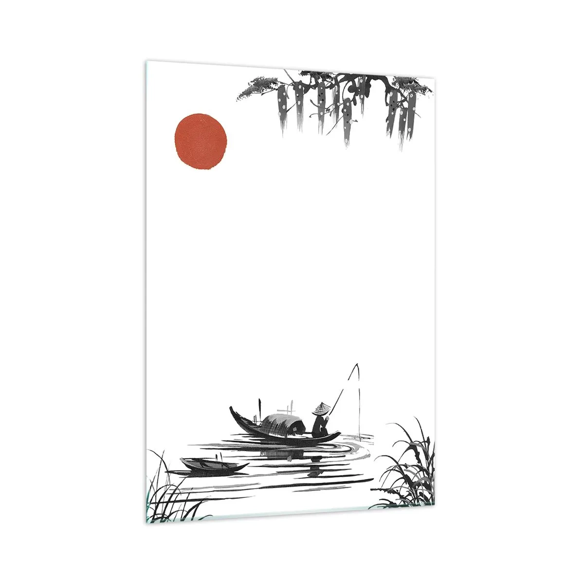 Glass picture - Asian Afternoon - 50x70 cm