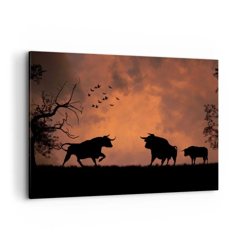 Canvas picture - Dramatic Show of Nature - 100x70 cm
