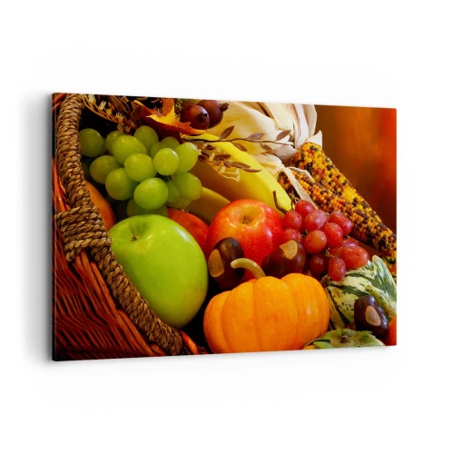 Canvas picture - Basket of Abundance - 120x80 cm