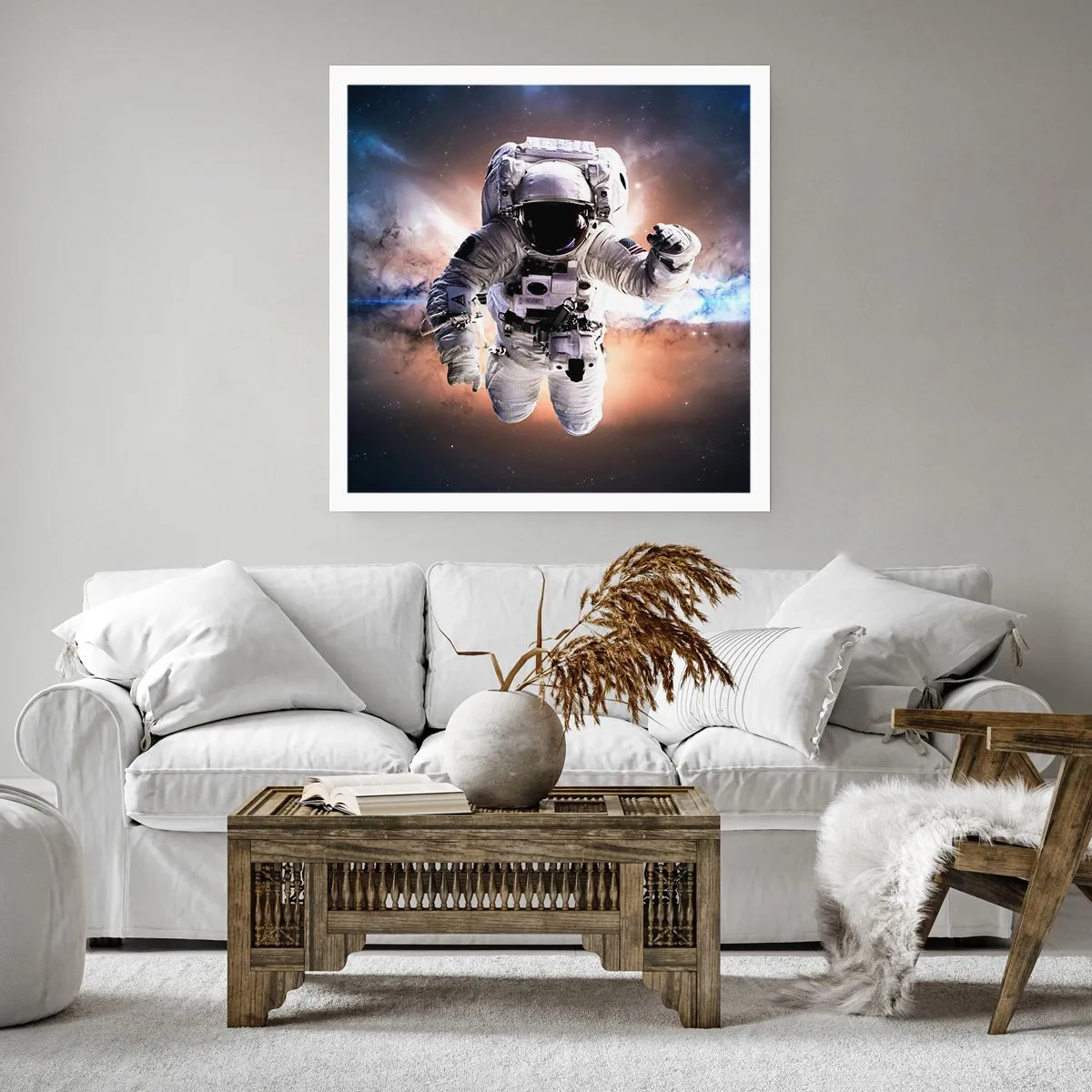 Poster - Greetings from Space - 50x50 cm