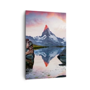 Canvas picture - Heart of the Mountains Is Hot - 80x120 cm