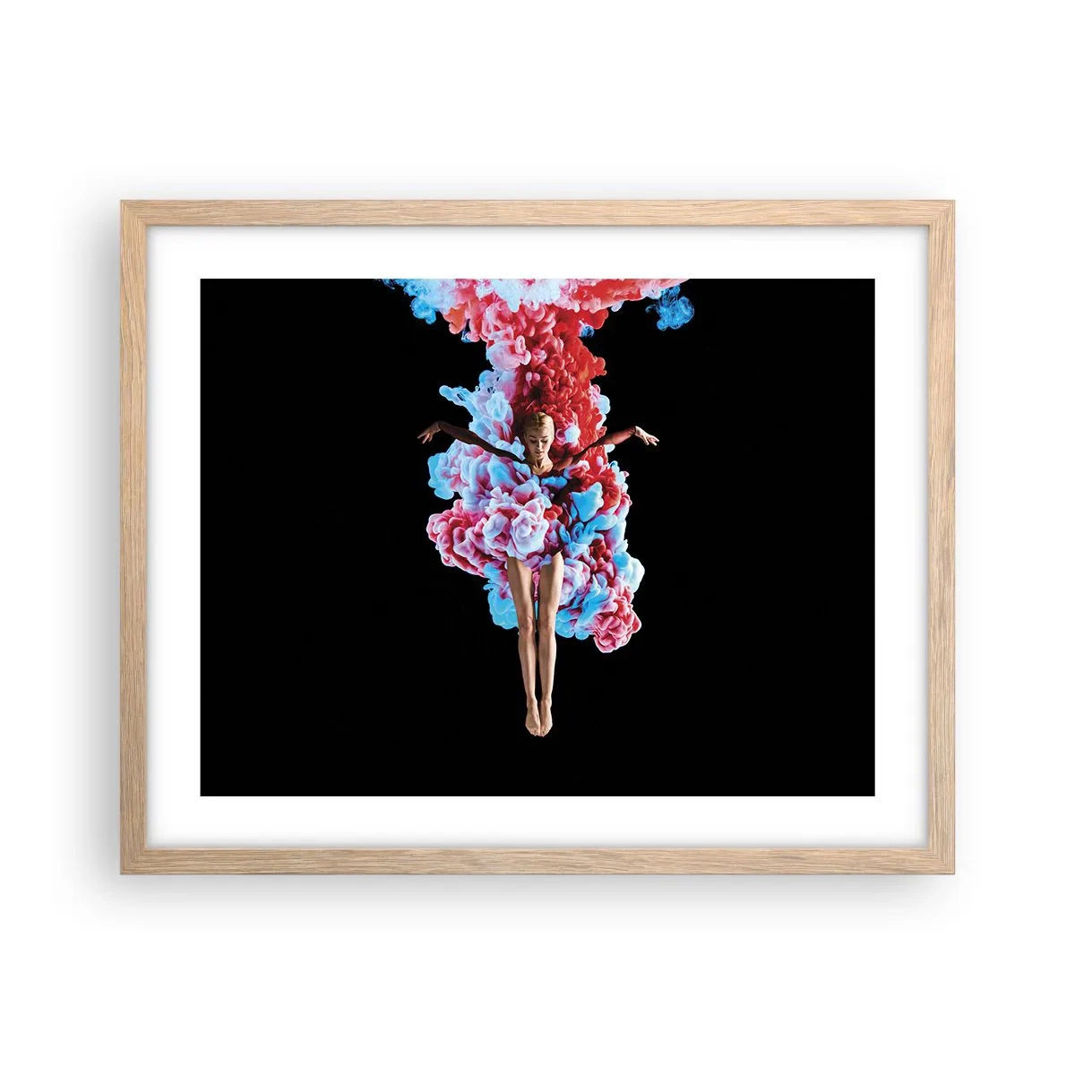 Poster in light oak frame - In Full Bloom - 50x40 cm