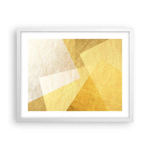 Poster in white frmae - Weather of Geometry - 50x40 cm