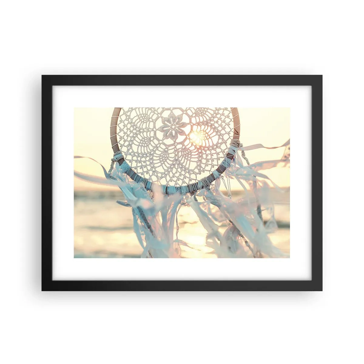 Poster in black frame - Lace Totem - 40x30 cm