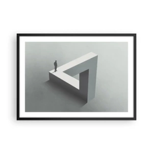 Poster in black frame - And Yet It Is Possible - 70x50 cm