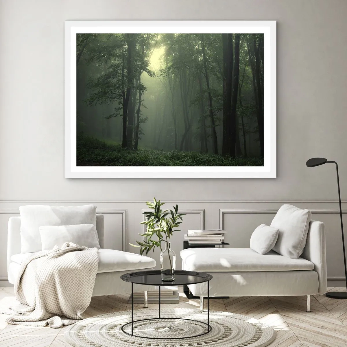 Poster in white frmae - Before It Wakes Up - 40x30 cm