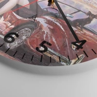 Clock face with numbers