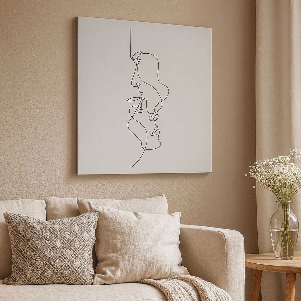 Canvas picture - Ardour of Desires - 30x30 cm