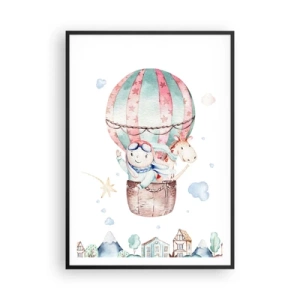 Poster in black frame - We Will Be Back Soon! - 70x100 cm