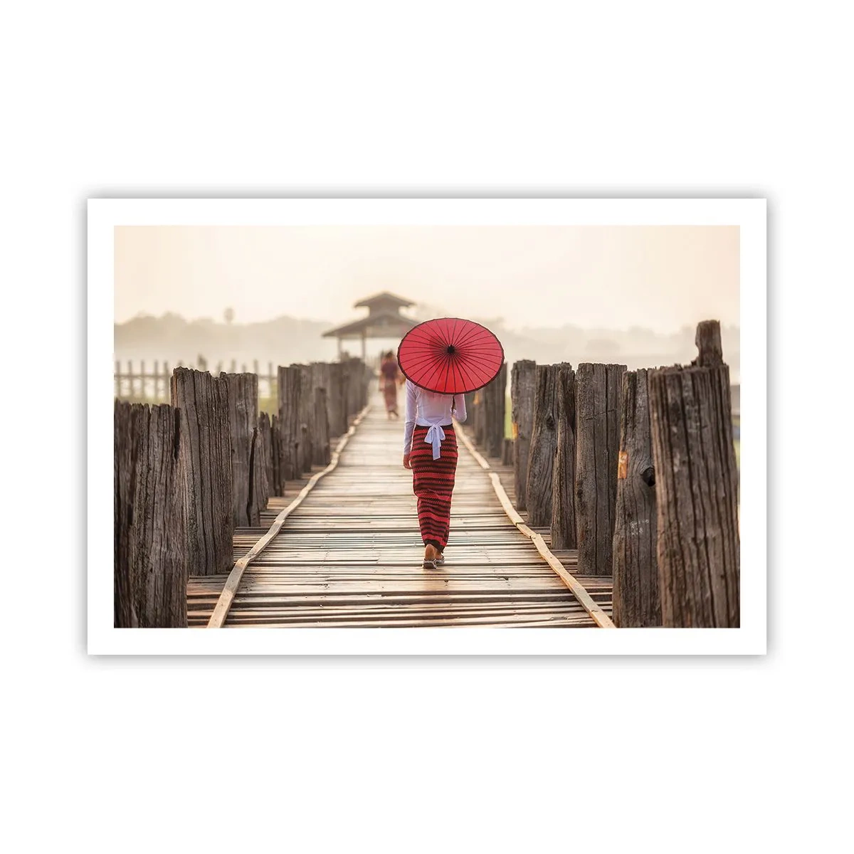 Poster - On an Old Bridge - 91x61 cm