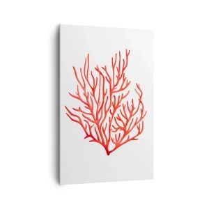 Canvas picture - Coral Filigree - 80x120 cm