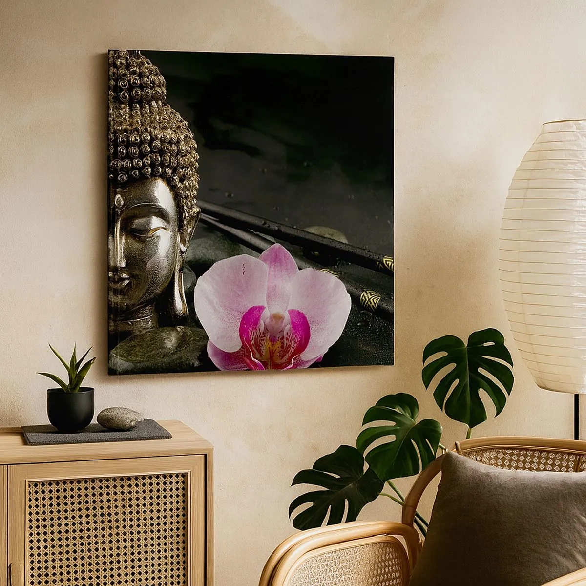 Canvas picture - Harmony of Wisdom and Beauty - 30x30 cm