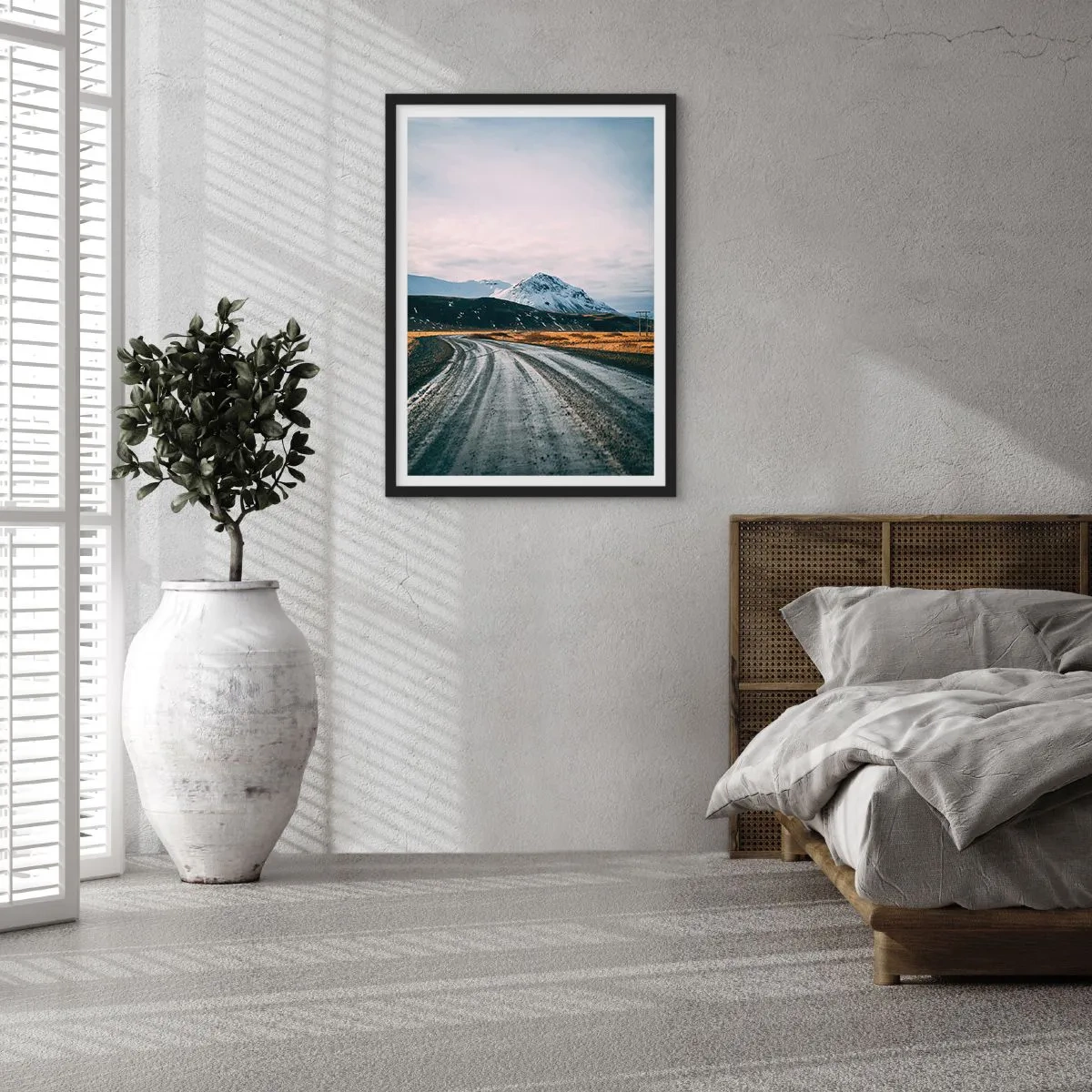 Poster in black frame - In Icelandic Climate - 70x100 cm