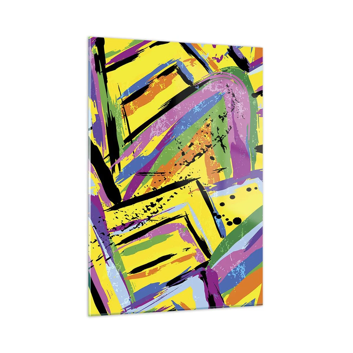 Glass picture - Screaming from Joy - 50x70 cm