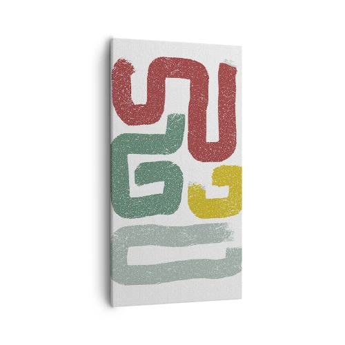 Canvas picture - In an Unknown Language - 55x100 cm