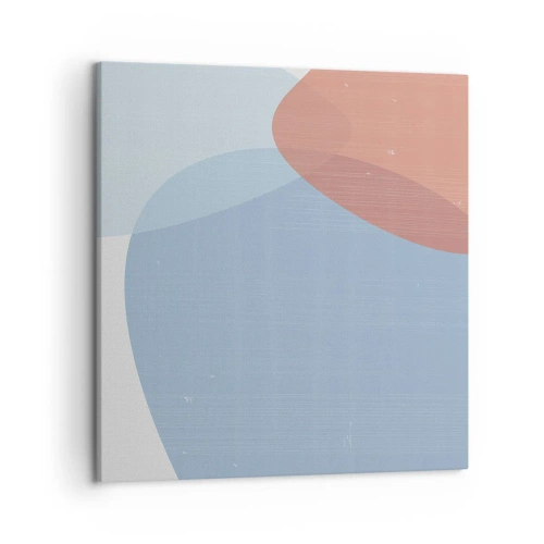 Canvas picture - Pastel Relations - 50x50 cm