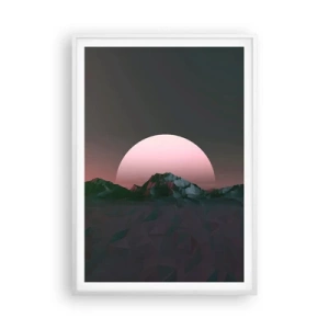 Poster in white frmae - In a Neighbouring Galaxy - 70x100 cm