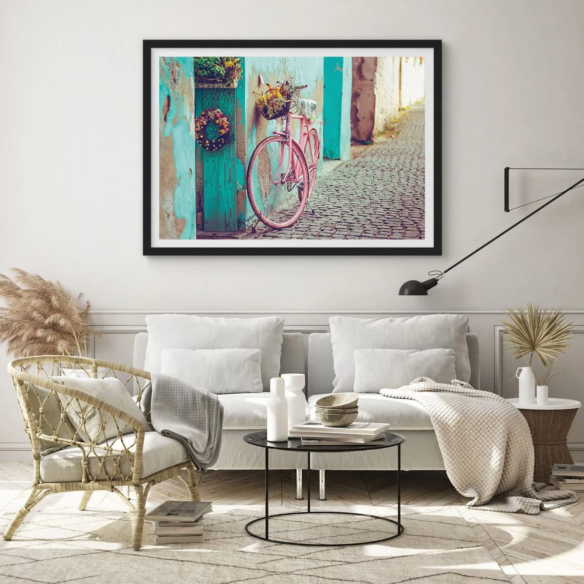 Poster in black frame - Be Right Back - 50x40 cm