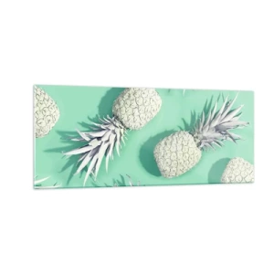 Glass picture - It Combines Well with Mint - 100x40 cm