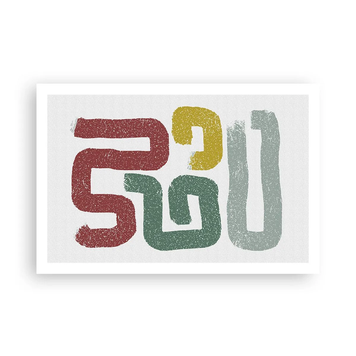Poster - In an Unknown Language - 91x61 cm