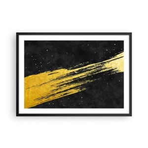 Poster in black frame - Jump to the Outer Space - 70x50 cm