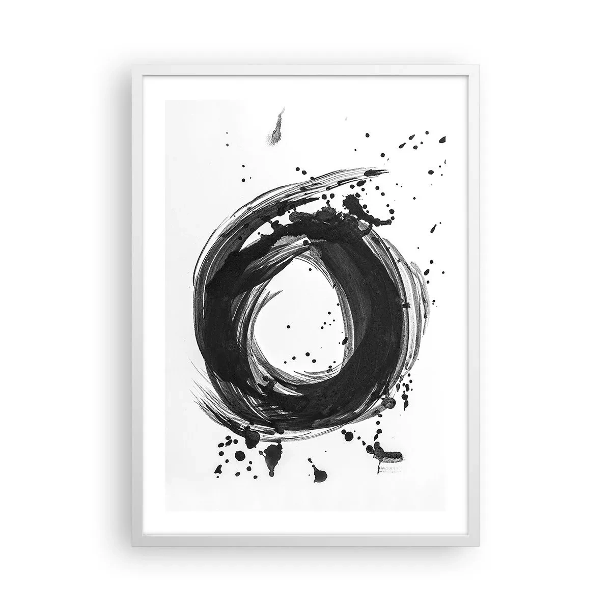 Poster in white frmae - Whirl of Creation - 50x70 cm