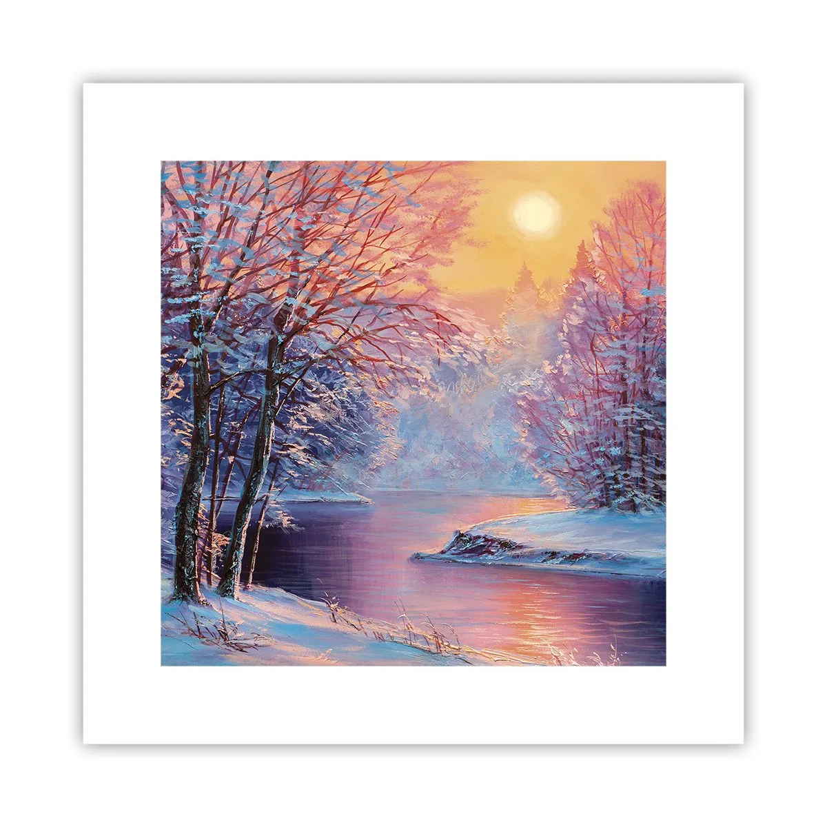 Poster - Colours of Winter - 30x30 cm