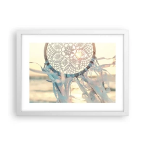 Poster in white frmae - Lace Totem - 40x30 cm