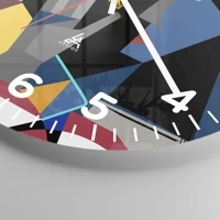 Clock face with numbers