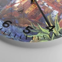 Clock face with numbers
