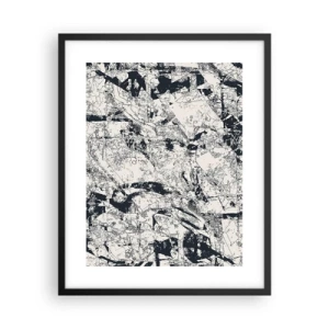 Poster in black frame - Infilitration of Opposites - 40x50 cm