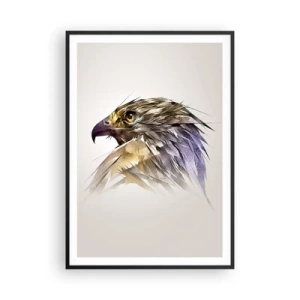 Poster in black frame - Portrait of a Warrior - 70x100 cm