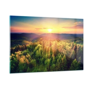 Glass picture - Peaks and Summits - 120x80 cm