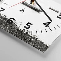 Clock face with numbers