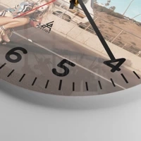 Clock face with numbers