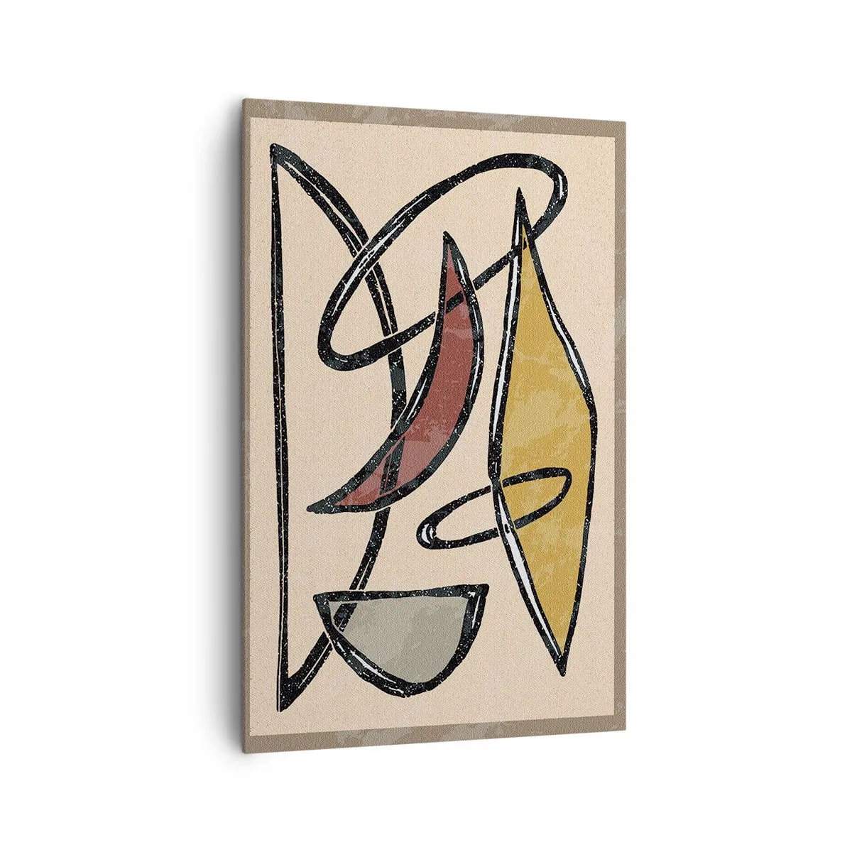 Canvas picture - Composition - Arches and Ovals - 80x120 cm