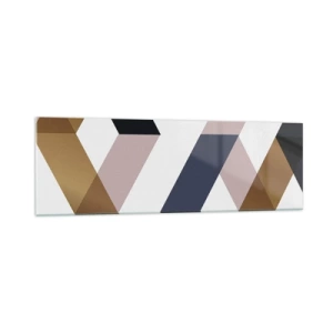 Glass picture - Planes and Angles - 160x50 cm