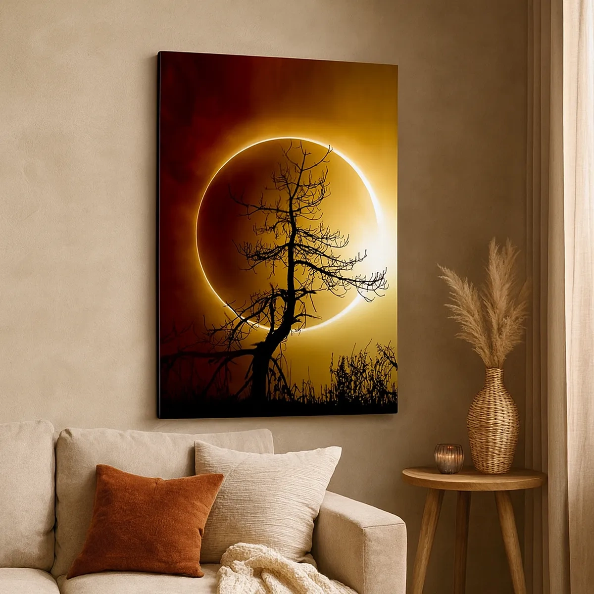Canvas picture - Total Eclipse - 50x70 cm