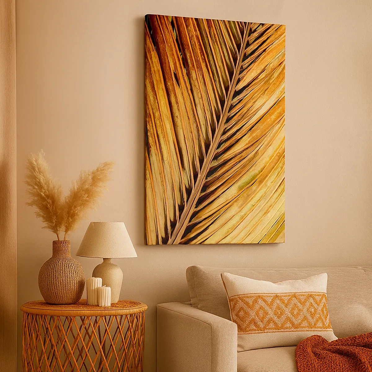 Canvas picture - Coconut Gold - 50x70 cm